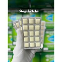 (Sale) Kẹo gum c ai th u ốc lá Nicorette gomme 4mg vị bạc hà vỉ 15 viên