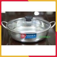 [Sale Khủng] sỉ nồi lẩu đông á 28cm tặng 3 đôi lót tay vải