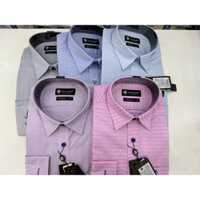 (SALE LẺ SIZE) San Sciaro Áo sơ mi tay dài form regular tiêu chuẩn, áo cao cấp đi tặng 100%cotton