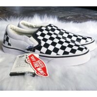 SALE LỚN 12-12 [F⚡️ASH SALE] GIÀY VANS CARO TRẮNG ĐEN FULL SIZE