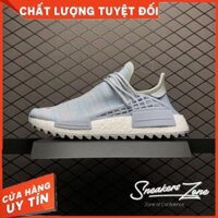 SALE LỚN 12-12 (FREE SHIP + HỘP + QUÀ) Giày thể thao Pharrell x BBC x NMD Human race Trail Màu xanh ngọc nhạt