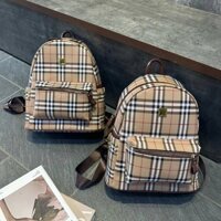 {SALE LỚN} Balo da kẻ BBR  nam nữ đi học đi chơi cao cấp size 40 Vừa A4 , Laptop hàng quảng châu siêu sịn