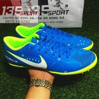SALE LỚN NHẤT NĂM Giày Đá Bóng Mer Neymar Xanh lam TF (Combo giày + Túi rút + Khâu đế) rẻ