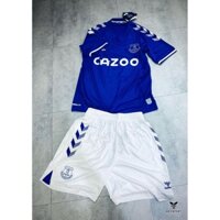 SALE LỚN NHẤT NĂM Quần Áo Bóng Đá QABĐ/CLB - Thái Hummel - Everton Xanh Bích 2021 rẻ
