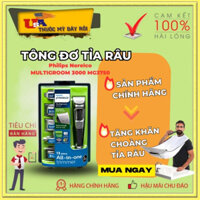 [SALE MẠNH] Tông Đơ Tỉa Râu Tóc Philips Norelco Multigroom 3000 MG3750