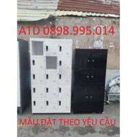 [Sale mạnh]Tủ locker sắt-tủ hồ sơ văn phòng 2 4 6 8 9 10 12 15 18 20 24 30 ngăn sơn dầu giá cực rẻ ship nhanh HCM BD