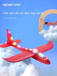[SALE] Máy bay xốp ném tay cỡ lớn dành cho trẻ em, tàu lượn chống rơi, mô hình đồ chơi lắp ráp ngoà
