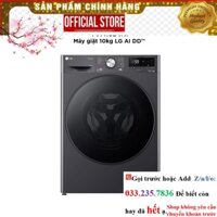 SALE Máy giặt LG 10kg sấy 6kg lồng ngang LG AI DD™ Inverter màu đen FV1410D4M1 |