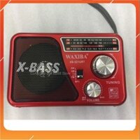 [SALE] Máy nghe nhạc kiêm đài Radio FM Waxiba XB-521URT- Đài FM 521 có hỗ trợ thẻ nhớ TF và USB có đèn pin