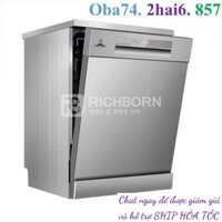 Sale-Máy rửa bát Richborn 16 bộ  RDS6085FMS thương hiệu Hàn Quốc