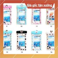[Sale mùa hè] Sẵn hàng combo 10 túi đựng điện thoại chống nước có phao chống sốc