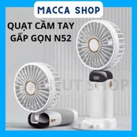 [sale off] Quạt cầm tay gấp gọn dung lượng pin 10.000 mah chạy liên tục từ 3h - 5h || Quạt nhỏ gọn, dễ dàng mang đi lại