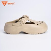 SALE OFF [Tặng 12 charm 3D] DÉP SỤC KHÓA CÀI CHÍNH HÃNG NESTY MÃ NE21