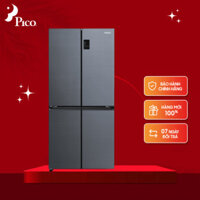 sale [Pico Official - Lắp đặt 0Đ HN HCM] Tủ lạnh AQUA AQR-M536XA(SL), 469lít ,4cửa, Inverter, bảng điều khiển ngoài, màu