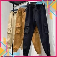 [SALE] Quần jogger kaki túi hộp Pant box bo Co dãn dành cho Nam nữ streetwear 2023