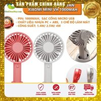 [Sale] Quạt Cầm Tay Để Bàn Xiaomi mini VH 1000MAH - Bảo hành 6 tháng - Shop Thế Giới Điện máy .
