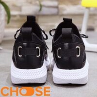 SALE [Real] Giày Nữ Thể Thao Vải Phối Kiểu Cột Dây Tăng Chiều Cao G1411 . : : > ,