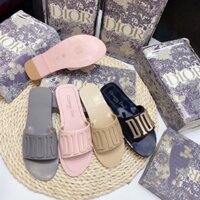 Sale SALE <3 Sale Hot | Trợ Giá | Dép dior quai ngang super sale fullbox bill túi giấy .  New * ' . .