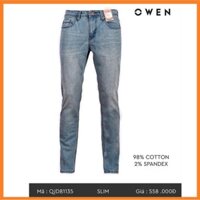 Sale SALE (Chính Hãng) Sale 10.10 . Quần Jean nam OWEN ống ôm trẻ trung 81135 Cực Đẹp .1 . Đẹp . New * ' . .