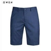 Sale SALE (Chính Hãng) Sale 10.10 . OWEN - Quần short nam Owen kẻ ca rô xanh 20238 Cực Đẹp . Đẹp . New * ' . .
