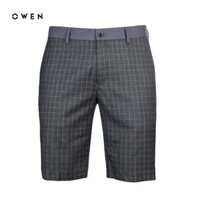 Sale SALE (Chính Hãng) Sale 10.10 . OWEN - Quần short nam Owen kẻ ca rô màu xán SV 20229 Cực Đẹp . Đẹp . New * ' . .