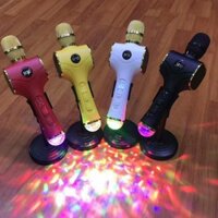 (SALE) (SALE) (CÓ LED 7 MÀU) MIC KARAOKE M10 KÈM LOA NGHE HAY (MÀU NGẪU NHIÊN) (NEW)