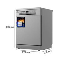 sale  sale  {GIÁ ĐÃ BAO GỒM HÓA ĐƠN VAT 10%} - Máy rửa bát Hòa Phát HD F1306DBS.TM (13 bộ)- Sản xuất Thái Lan cam kết ch