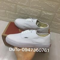 SALE [SALE SỐC-TẶNG HỘP] Giày vanz classic TRẮNG FULL size 36->43 NAM NỮ [a862]  Sales 11-11 . rẻ HOT $