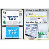 sale  sale  Tủ lạnh Sharp Inverter 626 lít SJ-FX630V-ST Điện Máy Hải Đăng HN cam kết chính hãng cam kết chính hãng