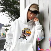 [SALE] SALE- [Video thật] Áo nỉ hoodie thu đông PUBG form suông rộng có mũ unisex, chất nỉ bông siêu ấm - áo chất