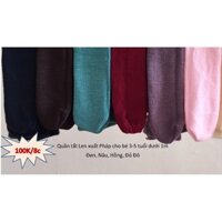 Sale sập sàn 100K/8* quần tất len cho bé từ 3-5 tuổi dưới 1m