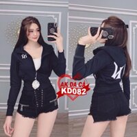 ✥[Sale Sập Sàn] ÁO KHOÁT LỬNG NỮ NEW YOK TRƯỚC SAU ĐANG HOT khoác croptop thun