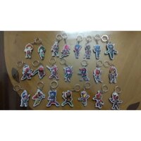 (Sale sập sàn) Combo 10 Móc khoá ngẫu nhiên siêu nhân Kamen Rider siêu kute