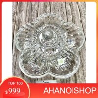 SALE SẬP SÀN Khay hộp đựng mứt Tết bánh kẹo đẹp 6 ngăn nhựa trong Acrylic cao cấp giá rẻ kiểu dáng sang  trong suốt (NH)