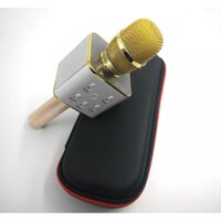 [Sale Sập Sàn] Micro hát karaoke bluetooth Q7 2018 new (vàng)