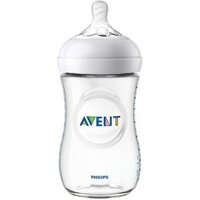 sale SET 3 Bình sữa Avent Natural cải tiến núm ti siêu mềm màu trắng 260ml NHẬP MỸ nhập mỹ