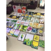 [SALE] SÉT 3 TRANH TREO TƯỜNG GIÁ TỐT, ĐÃ CÓ KHUNG