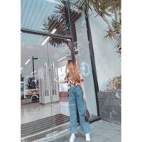 Sale Set áo sơ mi + quần Jean. SIze dưới 54kg vừa. KÈm hình chụp thật 100%. MUa nhanh kẻo hết nha mấy chế ơi .