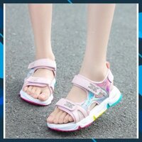 [Sale Shock]  Sandal Bé Gái 13- 12 Tuổi, Đế Siêu Nhẹ Mềm Cho Bé, Phong Cách Tiểu Thư Đi Chơi, Đi Học Hè 2021,SK32