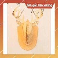 Sale siêu sốc ĐẦU THÚ GỖ ỐP TƯỜNG TRANG TRÍ (không đèn)