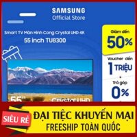 Sale Smart Tivi Samsung màn hình hiển thị Cong 4K 55 inch UA55TU8300KXXV - không tính tiền lắp ráp ( sale ) không lấy ph