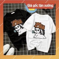 SALE SỐC Album 8 - Bst áo thun unisex form rộng 3 con gấu dễ thương thời trang vải dày mịn