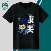 (SALE SỐC) Áo Liên Minh Huyền Thoại (LOL) YASUO Hasagi (Black) ngắn tay