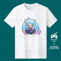 (SALE SỐC) Áo Liên Minh Huyền Thoại (LOL) SONA Chibi ngắn tay