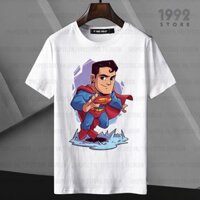 (SALE SỐC) Áo thun DC Heroes Chibi SUPER MAN ngắn tay độc đẹp