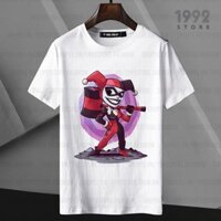 (SALE SỐC) Áo thun DC Heroes Chibi HARLEY QUINN ngắn tay độc đẹp