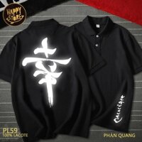 (SALE SỐC) Áo thun in hình ÁO POLO NAM PHẢN QUANG IN HÌNH CHỮ THƯ PHÁP 59 cực chất
