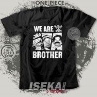 (SALE SỐC) ÁO thun in hình  One Piece T-Shirt Brother Ace Luffy Sabo Anime độc đẹp giá rẻ