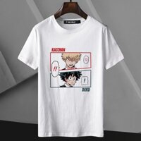 (SALE SỐC) Áo thun My Hero Academia Kacchan & Deku ngắn tay