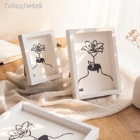 [SALE SỐC] ♠Bắc Âu tối giản khung ảnh cài đặt bàn rửa tùy chỉnh 6 inch 8 10 phòng khách ngủ album